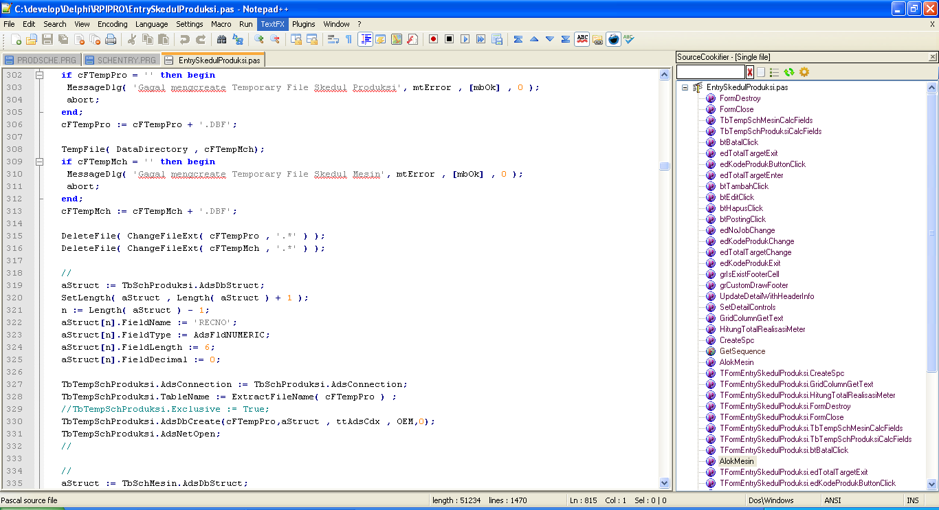 NOTEPAD++ SOURCECOOKIFIER SETTING FOR CLIPPER LANGUAGE