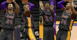 NBA 2k14 All LA Lakers Jersey Patch Pack