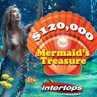 $30K in Weekly Prizes Up for Grabs during Intertops Casino’s $120K Mermaid’s Treasure Contest