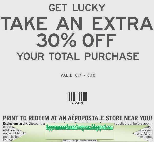 Free Promo Codes and Coupons 2023 Aeropostale Coupons