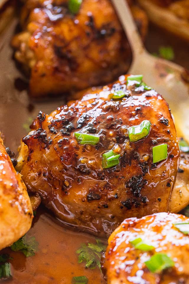 Marinated Baked Chicken Thighs Recipe - Ovie Media