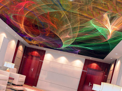New 3d ceiling art designs for modern interior