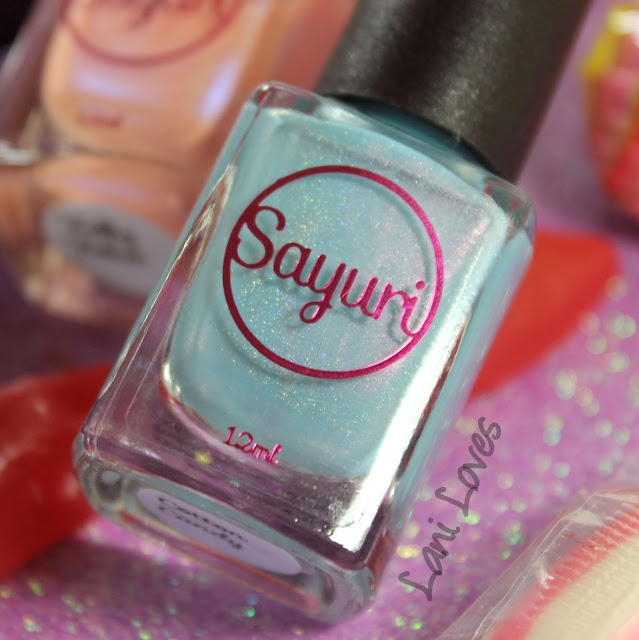 Sayuri Nail Lacquer - Cotton Candy nail polish swatches & review