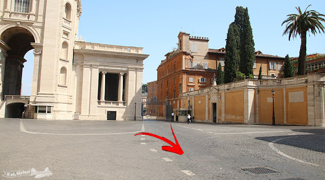 Necrópoles,Basílica de São Pedro, Vaticano, Obelisco lugar original