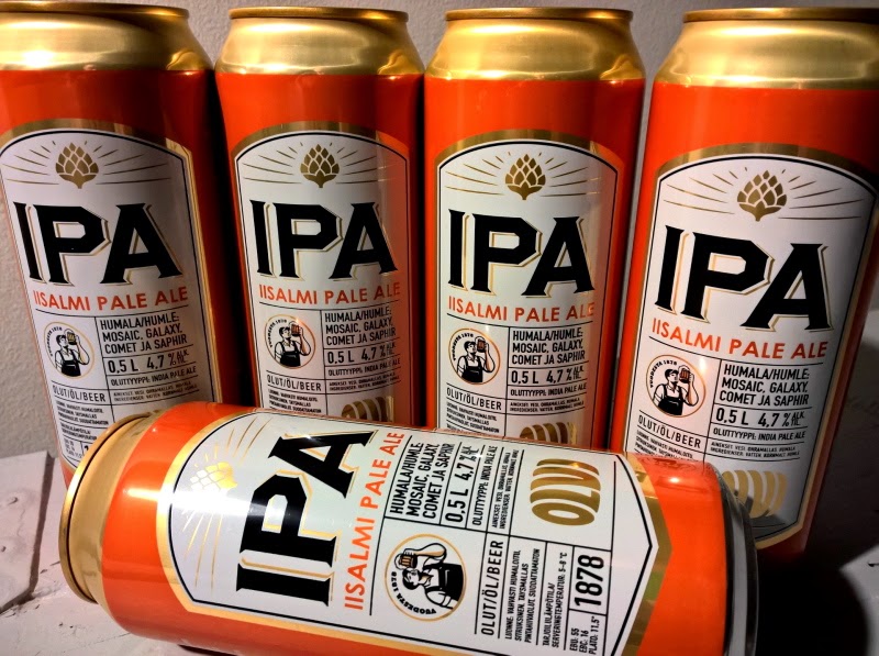OLUTKELLARI Ennakkomaistossa Olvi IPA Iisalmi Pale Ale!