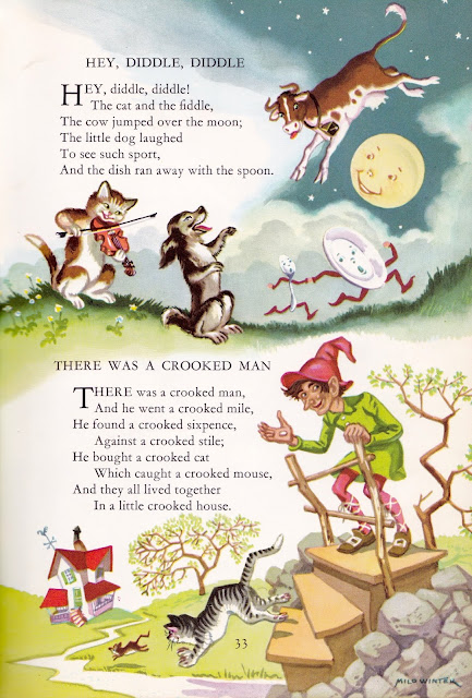 "Childrcraft: Poems of Early Childhood," edited by J. Morris Jones, illustration by Milo Winter, 1954