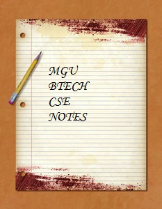 Mgu Btech Cse full notes pdf
