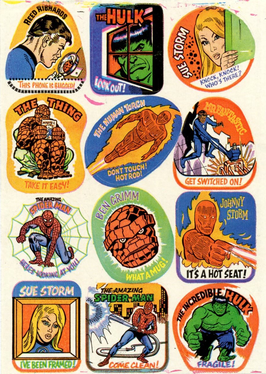 CRIVENS COMICS STUFF A MARVEL STICK UP 