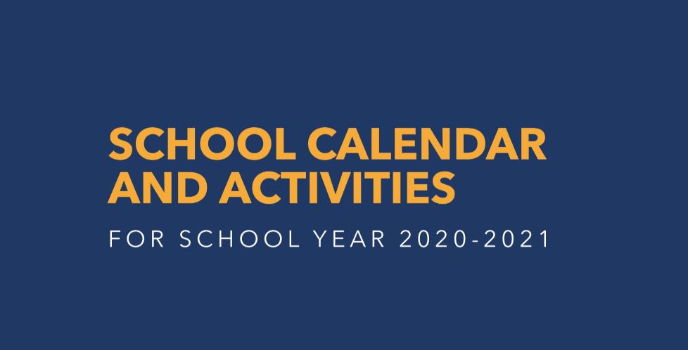 Deped Releases School Calendar For Sy 2020 2021 The Summit Express