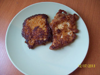 COTLET DE PORC IN CRUSTA DE MUSTAR SI FULGI DE PORUMB