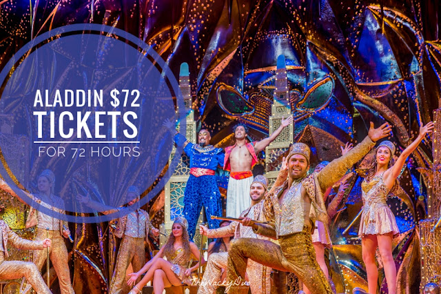 Aladdin $72 tickets for 72 hours