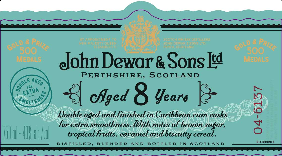 The Wine and Cheese Place: Dewar's Scotch Caribbean Smooth 8 Year Old