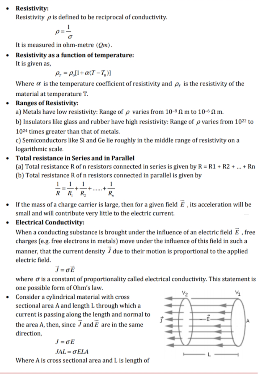 ELECTRIC CURRENT NOTES PDF ENTRANCE EXAM PREPARATION NURSING GOOD NEWS
