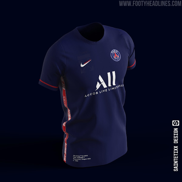 Nike x Off-White Paris Saint-Germain 23-24 Konzept Trikot - Nur Fussball