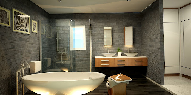  Nội thất sang trong trong nhà tắm, Riêng Bungalow CĐT thiết kế phòng tắm rất sang trong