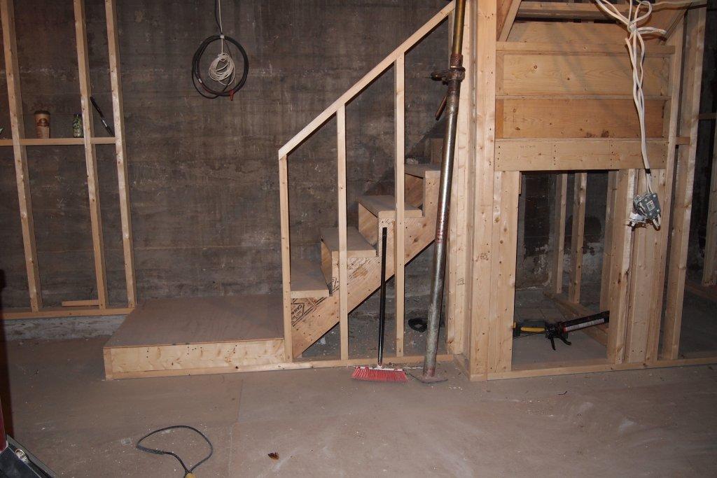 Renovate This! New basement stairs