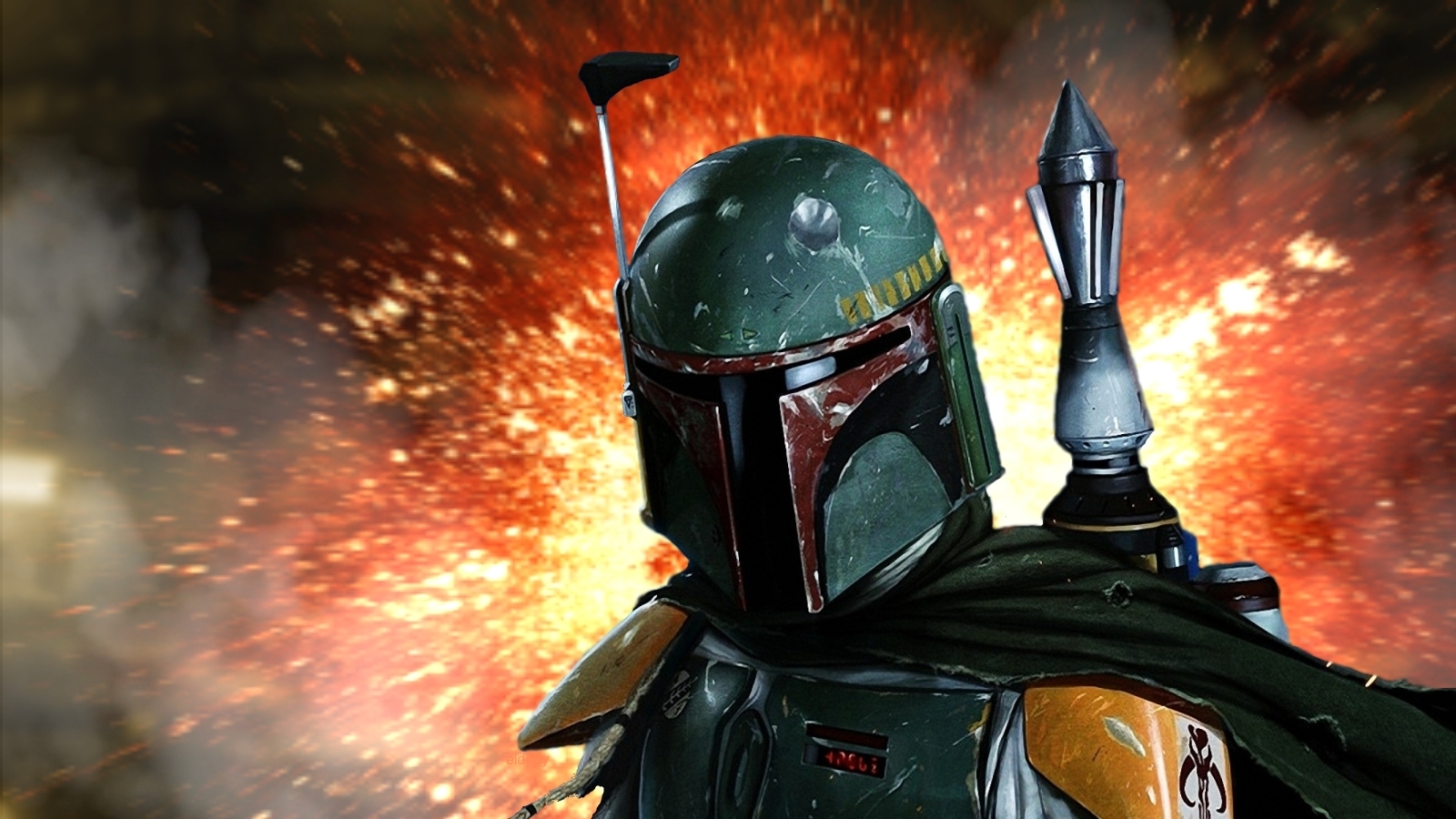 Beauty Re-Rendered: Boba Fett Wallpaper