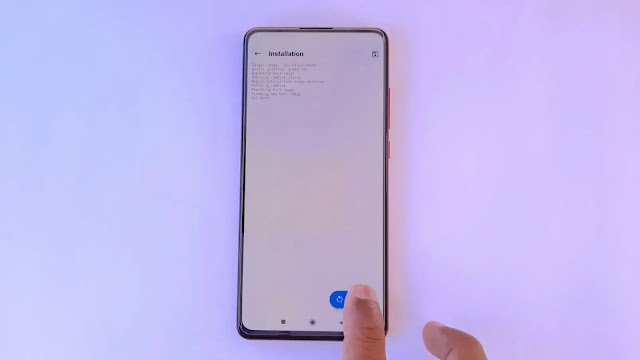 Reboot the device here Reboot redmi k20 pro