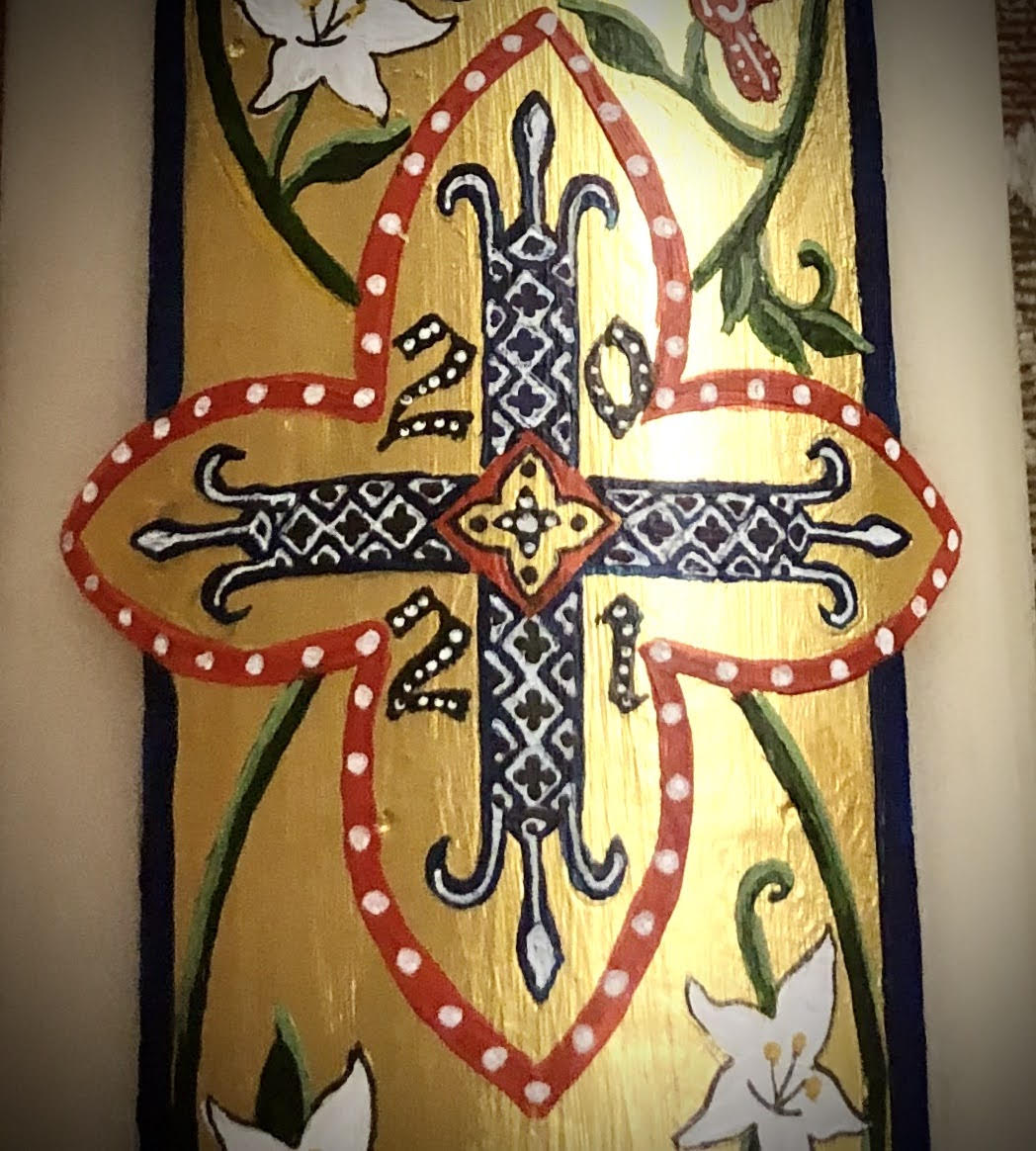 New Liturgical Movement Handpainted Paschal Candles Available for