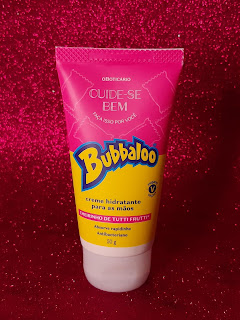 resenha Creme Hidratante para Mãos Cuide-se Bem Bubbaloo Tutti Frutti dicas da tia