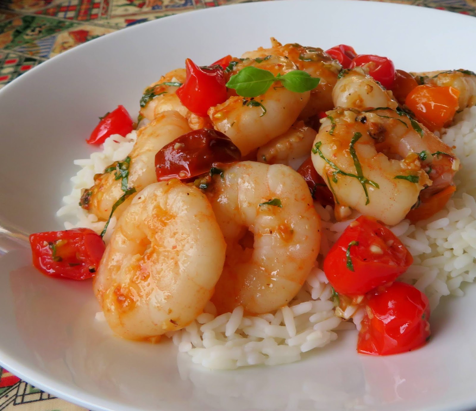 The English Kitchen Garlic & Basil King Prawns