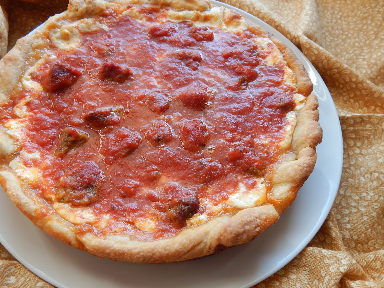 Chicago-Style Deep Dish Pizza - Sally's Baking Addiction