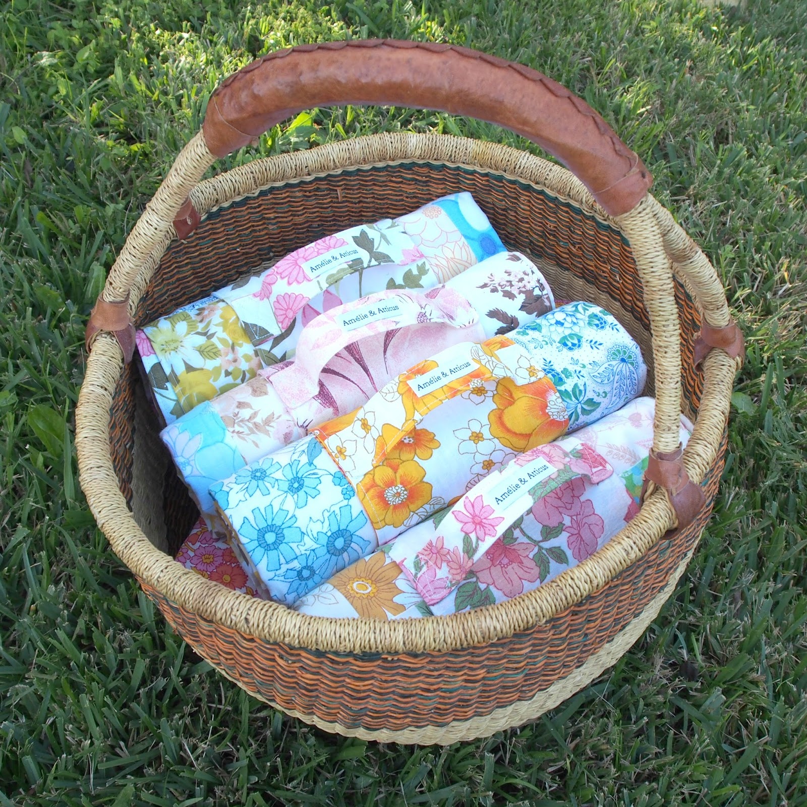 Vintage Sheet Picnic Blankets