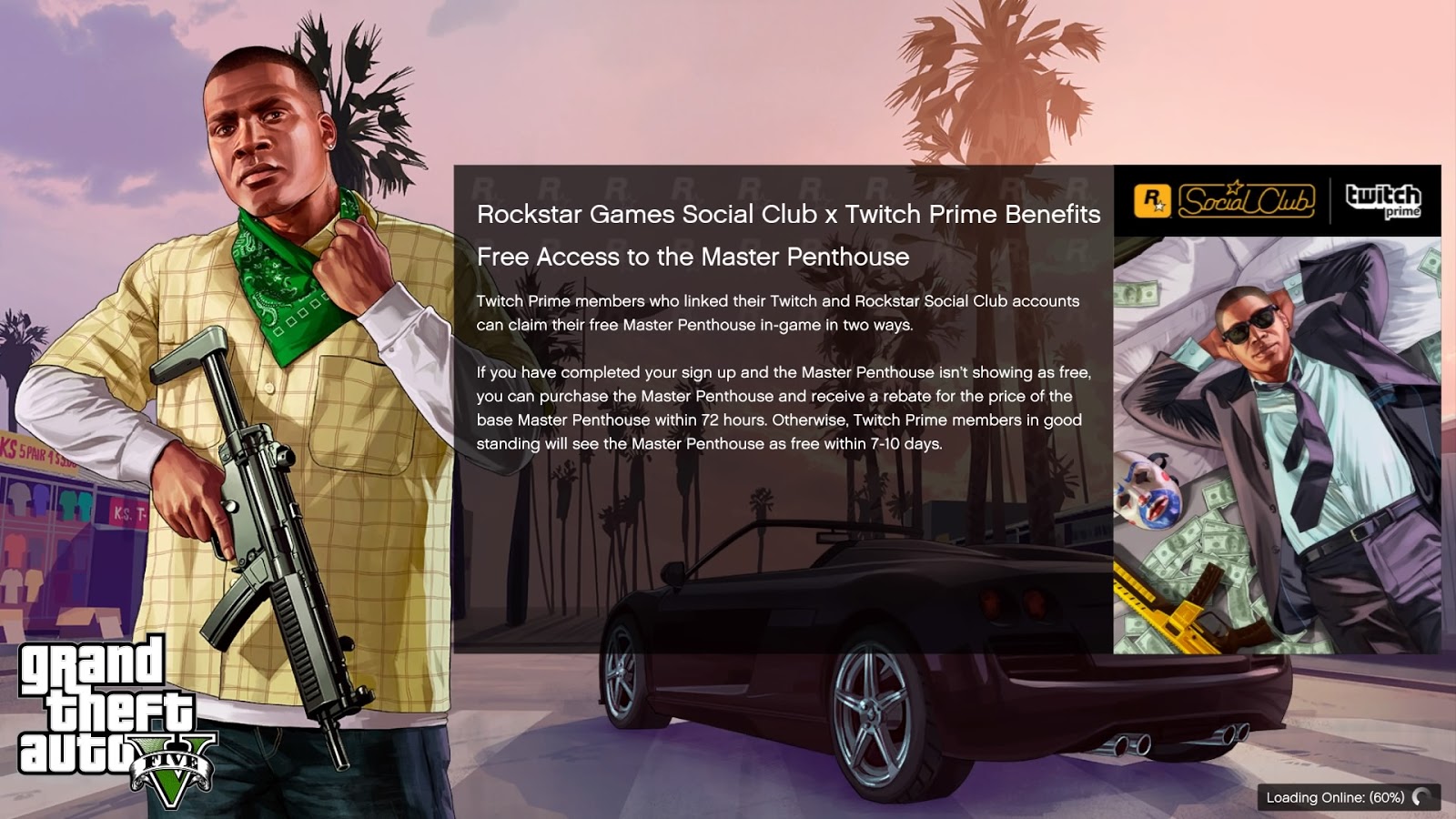 GTA Online Twitch Prime Benefits Guide - GTA BOOM