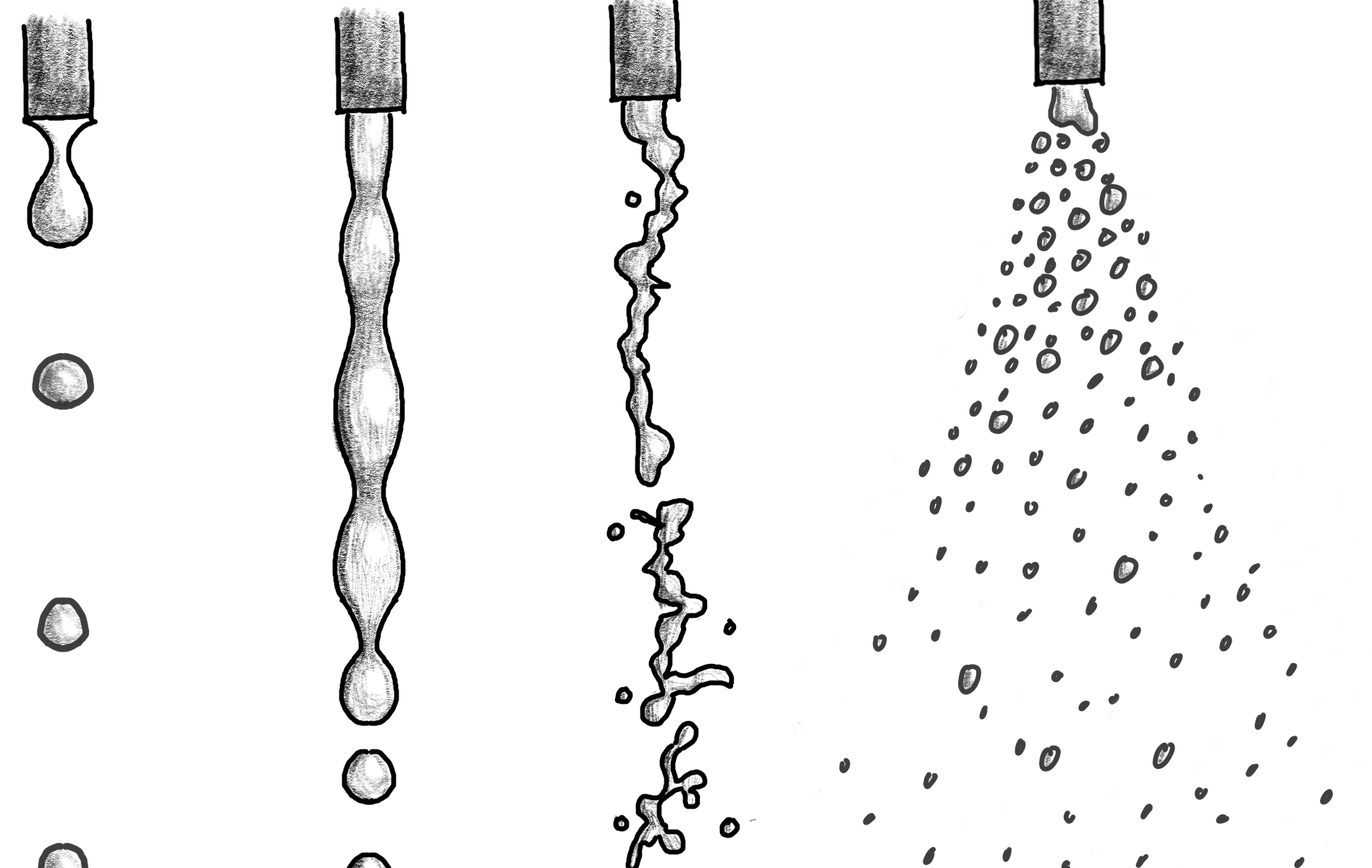 Drawing Pouring water
