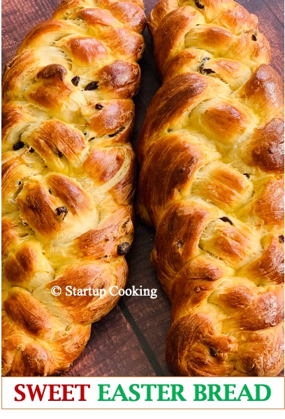 Portuguese Sweet Easter Bread | Braided Easter Bread | Sweet Easter ...