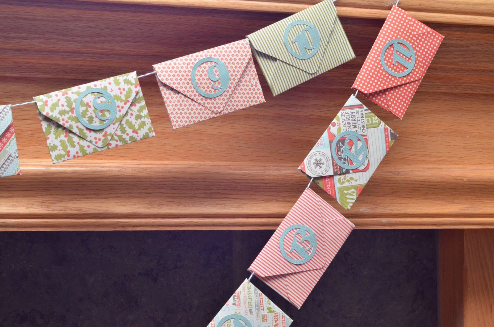 Wonky Wares by Jen McDermott Advent Calendar with WeR's Envelope Punch Board