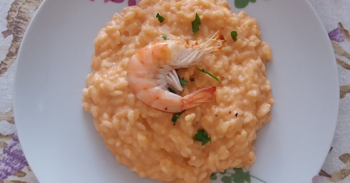 Pentole e Pochette Risotto alla crema di gamberi
