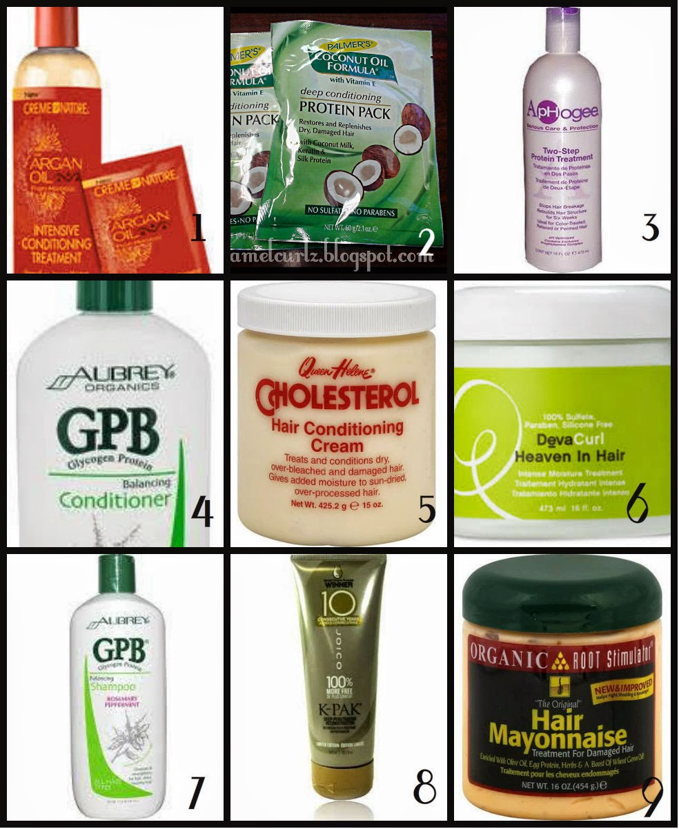 Caramel Curlz & Swirls A List of Deep Conditioners & Protein Deep