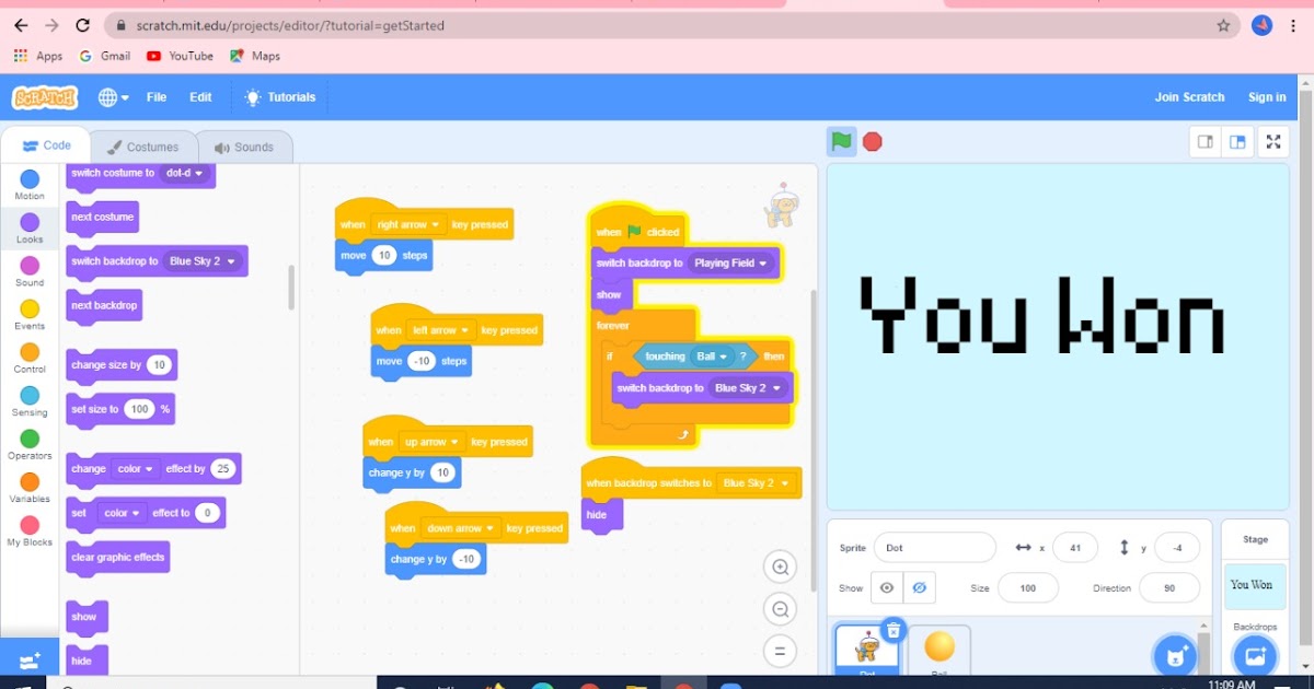 Scratch homework picture