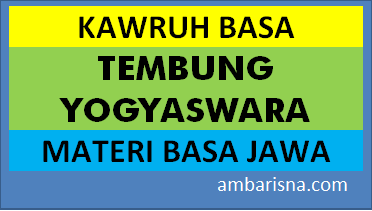 Apa Iku Tembung Yogyaswara? Cirine lan Contone Tembung Yogyaswara