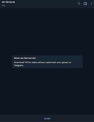 download video tik tok tanpa watermark di telegram