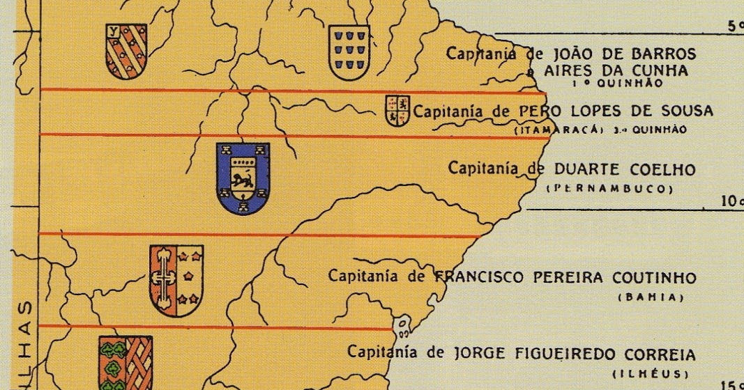 BRASIL COLÔNIA As Capitanias Hereditárias e