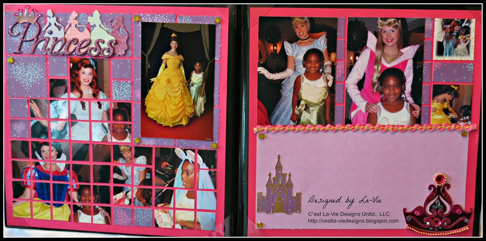 C'est La-Vie Designs Unltd., LLC: Disney Princess Mosaic Moments Layout