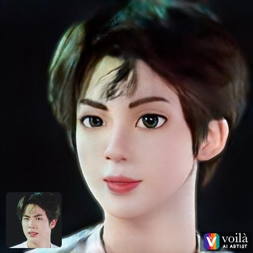 نسخة صور ديزني للعضو جين الأكثر انتشار بين صور Bts أنمي | شاهد الصور