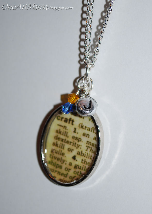 Personalized Pendants with Mod Podge Dimensional Magic - Amy Latta Creations