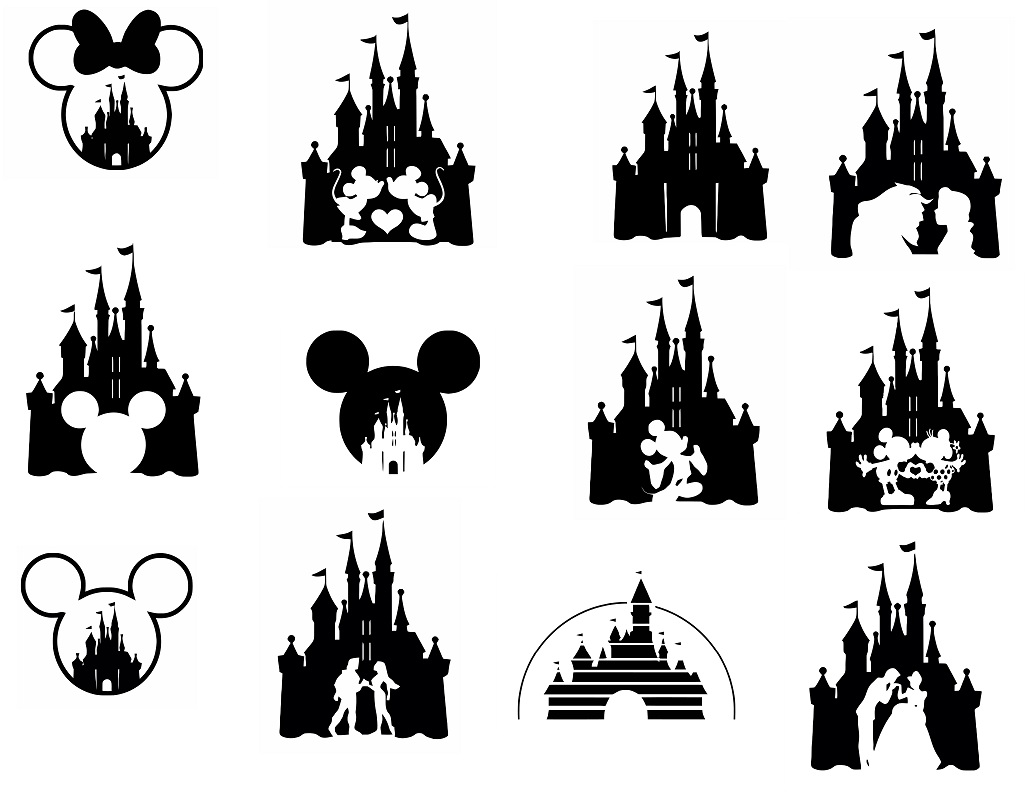 digitalfil: Disney castle svg,cut files,silhouette clipart,vinyl files ...