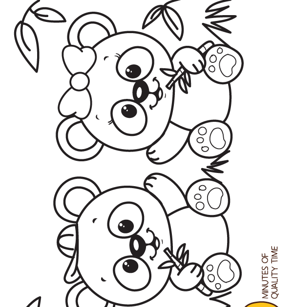 Cute Panda Coloring Pages - Fun Coloring