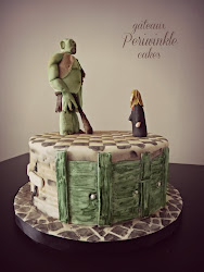 potter harry troll cake cakes hermione birthday dungeon facing periwinkle scene fondant