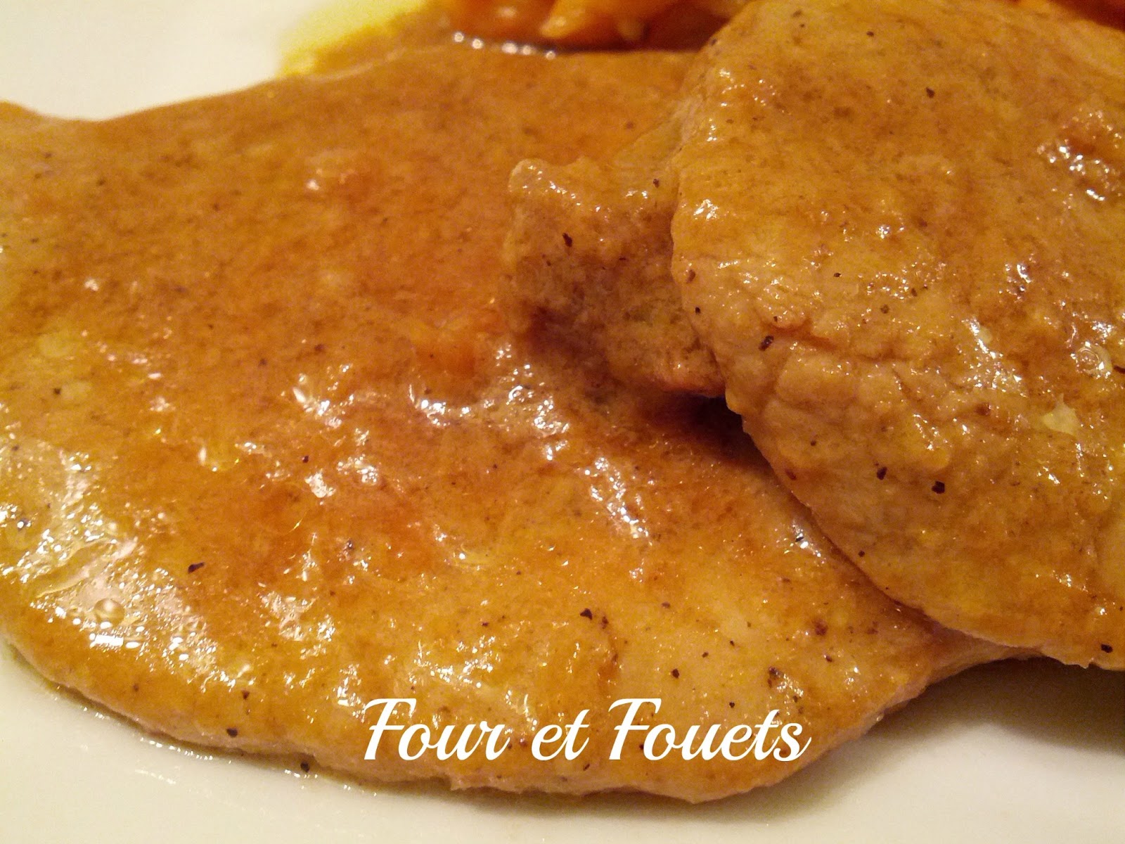 Four et Fouets pour Sara Côtelettes de porc marinées