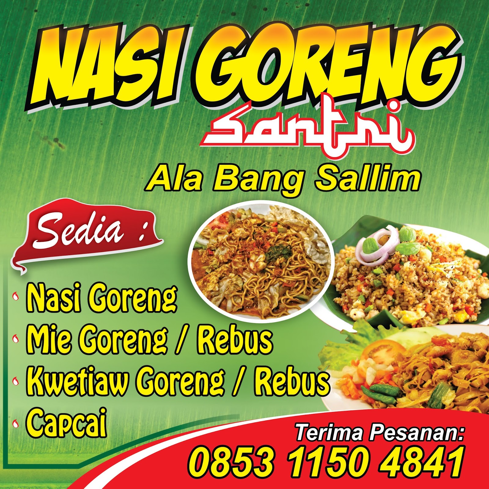 Spanduk Nasi Goreng Cdr desain spanduk keren