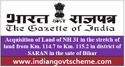 Acquisition of Land of NH 31