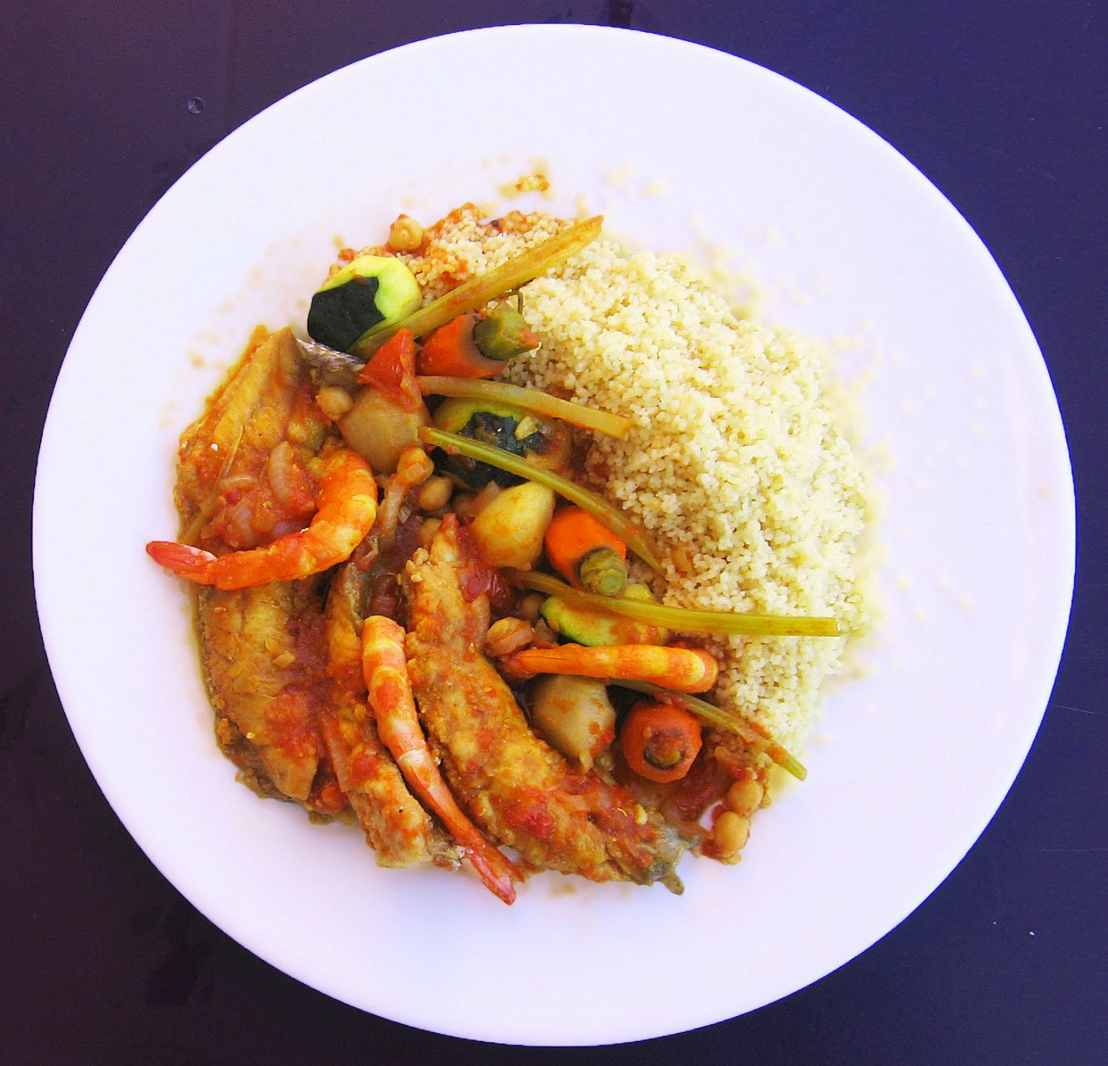Couscous de la Mer / Couscous Hout La Femme à Tête de Chou