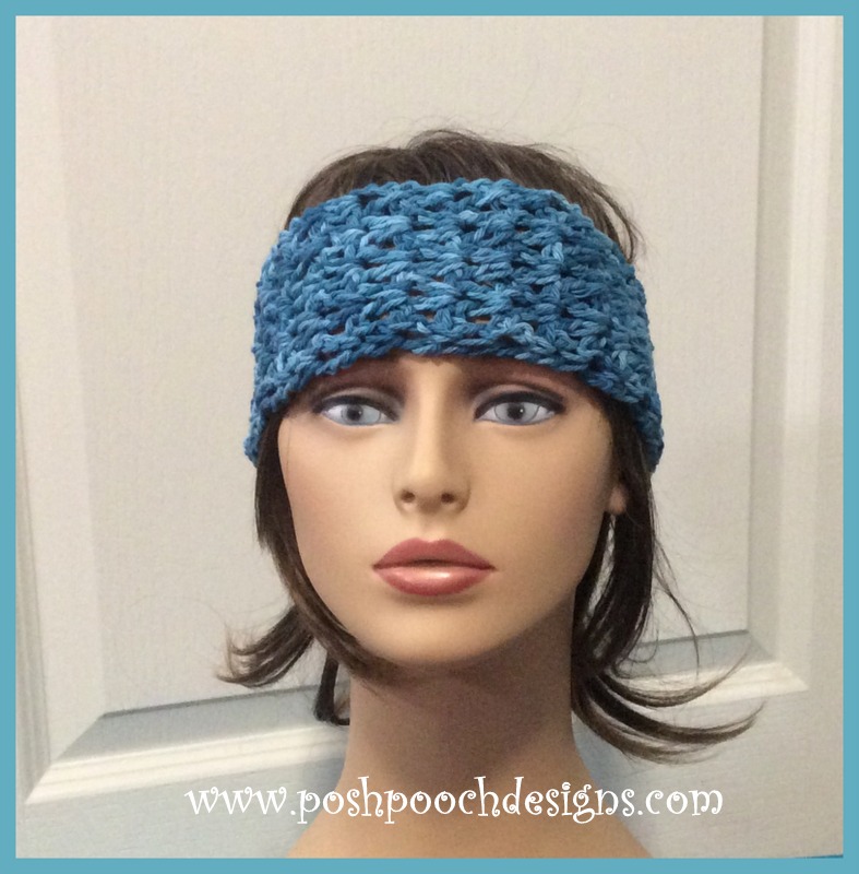 Posh Pooch Designs Sweatband/Headband Crochet pattern