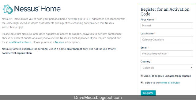 DriveMeca instalando y configurando Nessus en Linux Ubuntu