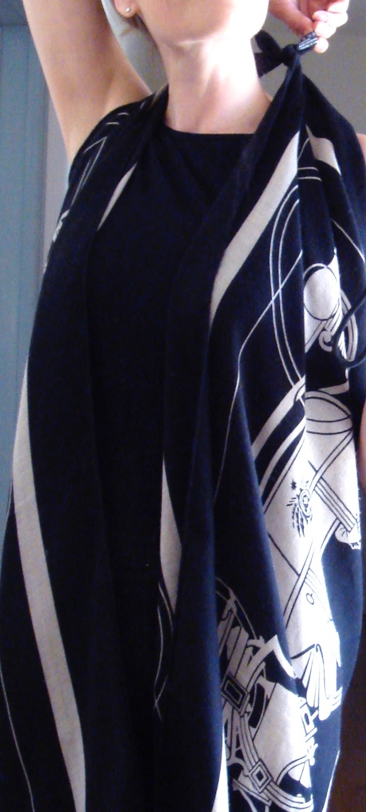 how to wear a cashmere shawl